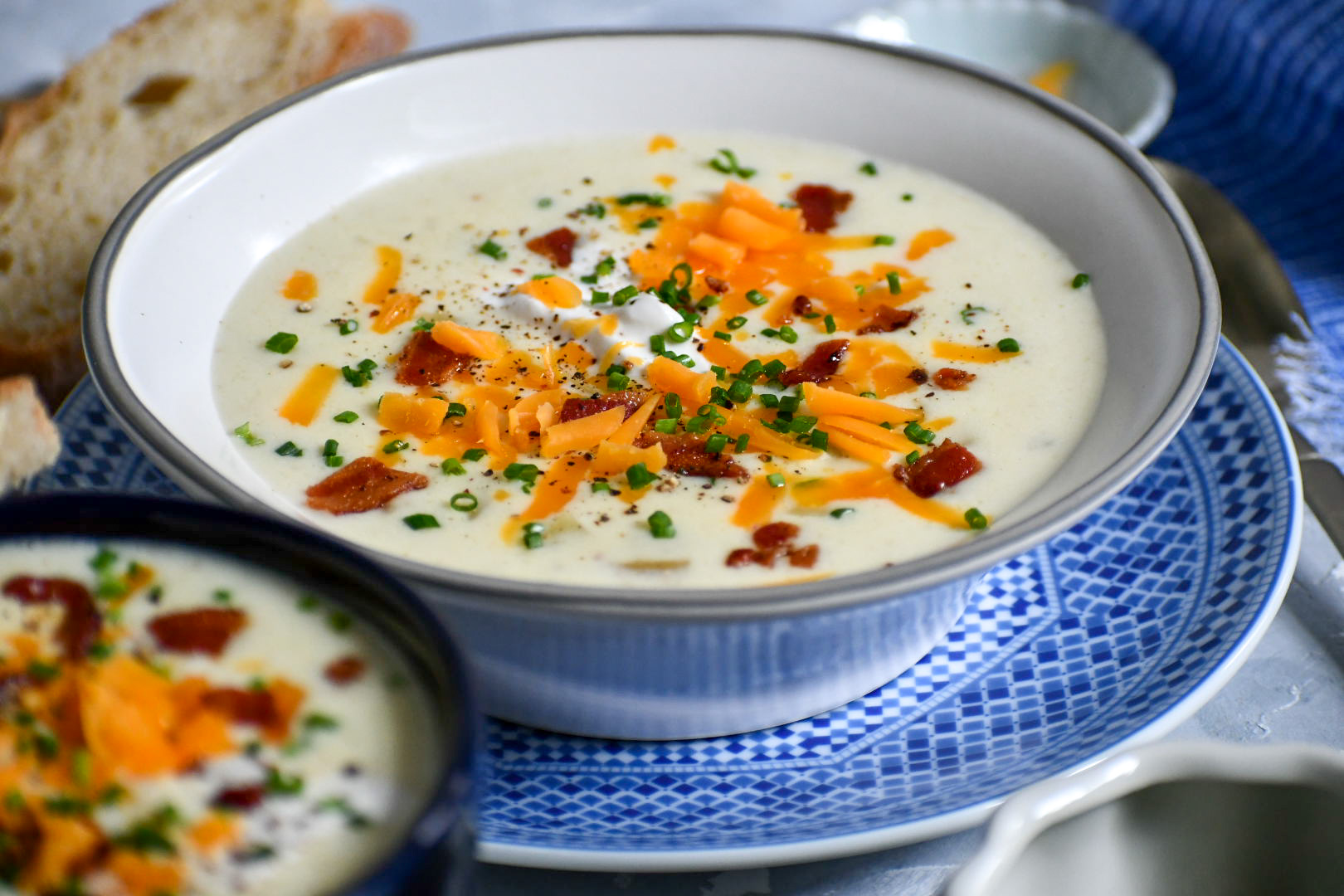 Baked Potato Soup Recipe - Food Fanatic